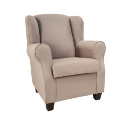 Poltrona Ebro tessuto beige...